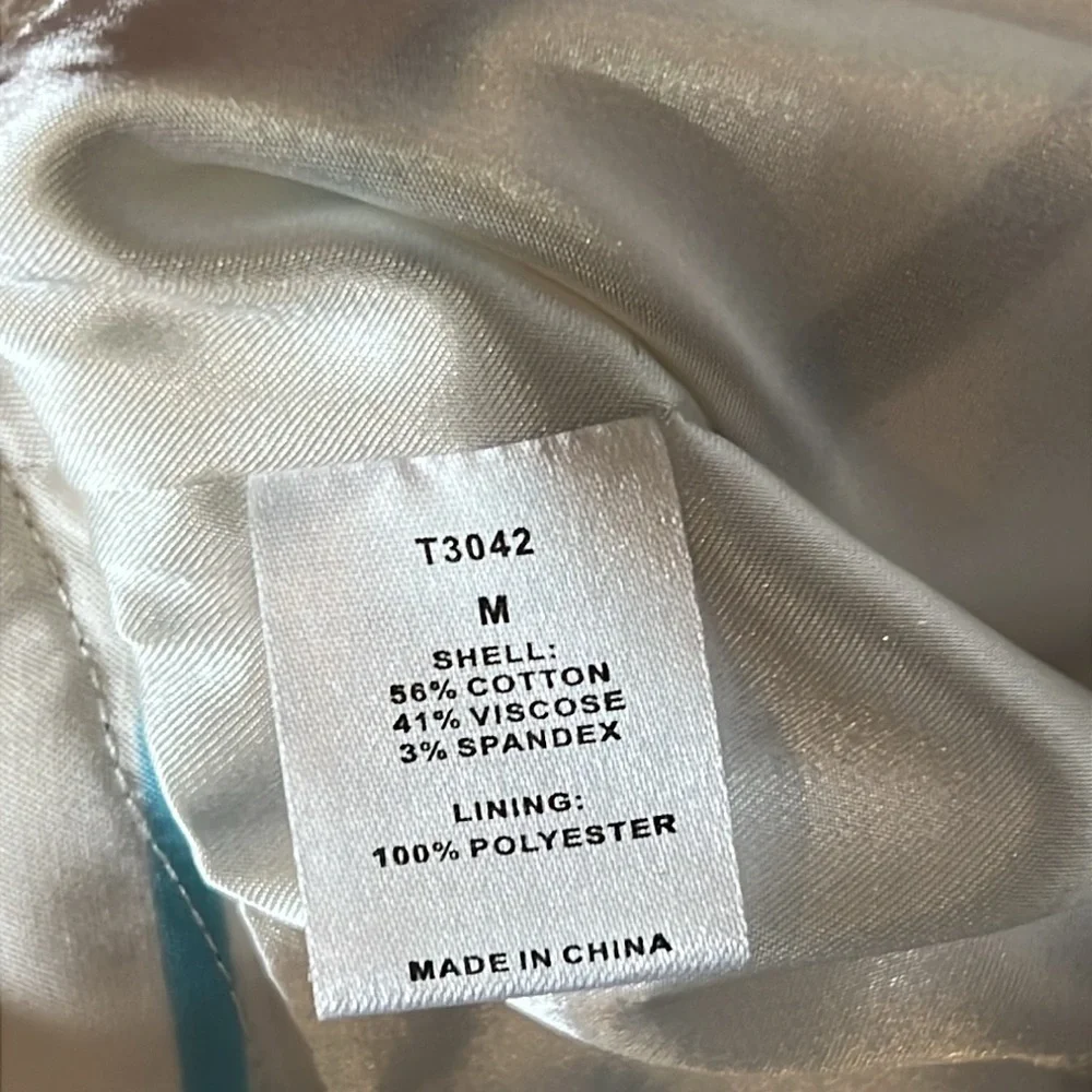 TART White Pink Blue Striped Mini Skirt Size Medium Preppy